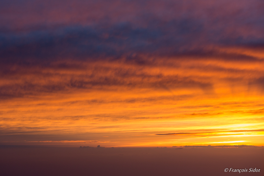 Couché de soleil dans les nuages 3